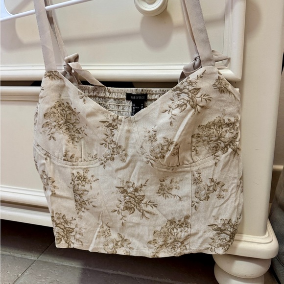 Forever 21 Handbags - Floral Blouse Top